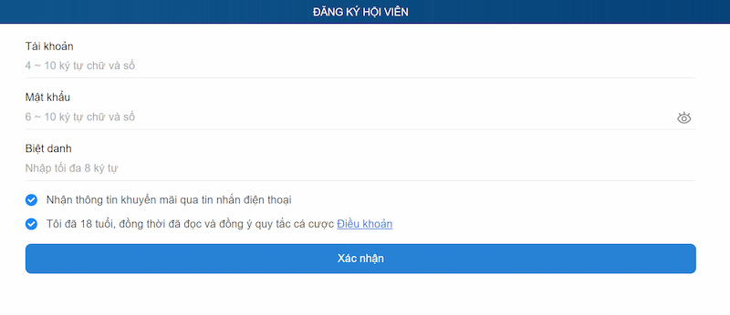 Thabet đăng ký: Hướng dẫn hội viên mới tham gia cá cược 3 Thabet đăng ký trên máy tính