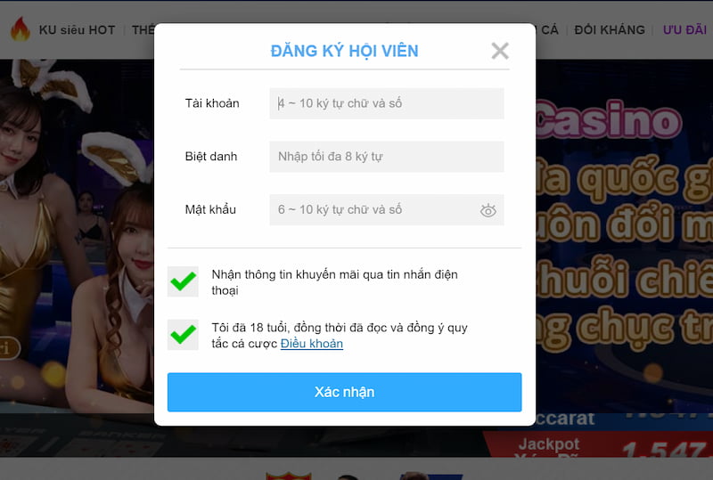 Thabet đăng ký: Hướng dẫn hội viên mới tham gia cá cược 6 Cung cấp thông tin đăng ký một cách trung thực