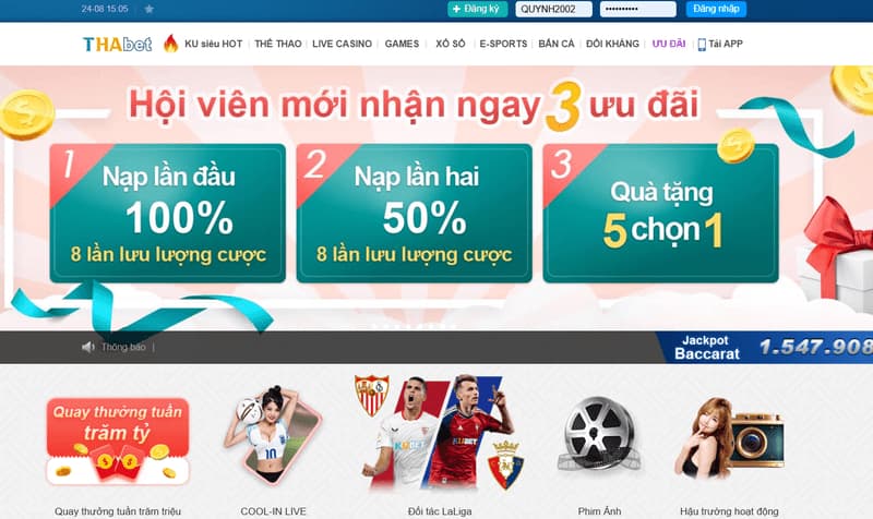 Thabet nạp tiền: Hướng dẫn chi tiết cho người mới bắt đầu 5 Cách nạp bằng ví MOMO