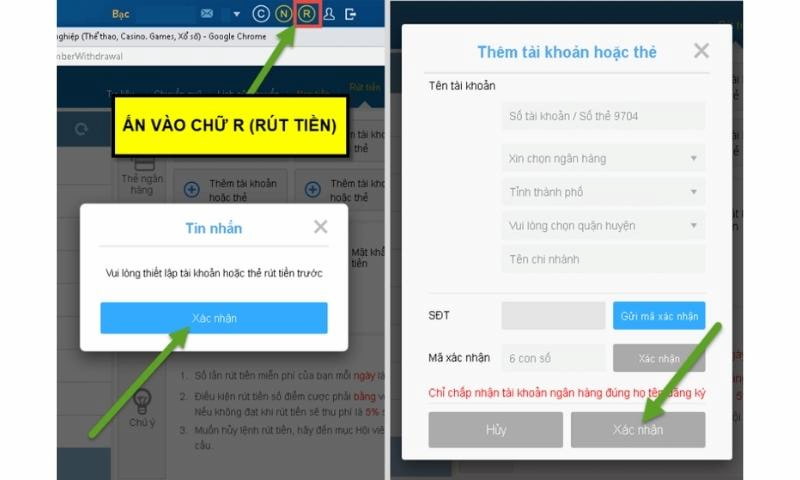 Thabet rút tiền: Các bước rút tiền về tài khoản nhanh chóng 5 Các bước rút tiền tại Thabet