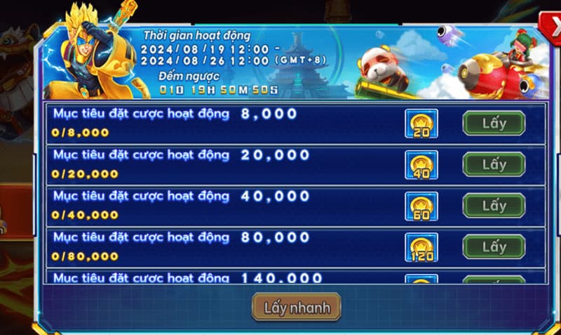Bắn cá ăn xu Thabet: Săn cá giải trí nhận thưởng siêu khủng 3 Trải nghiệm các phòng game Bắn cá ăn xu